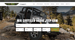 Desktop Screenshot of migchryslerdodgejeepram.com